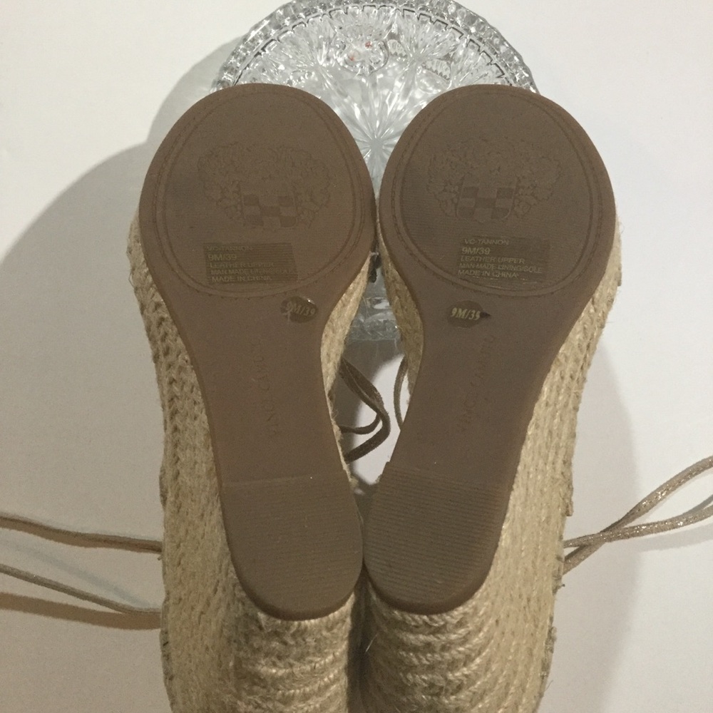 Vince Camuto Size 9 Tannon Espadrille Wedge Sandal - Picture 8 of 8
